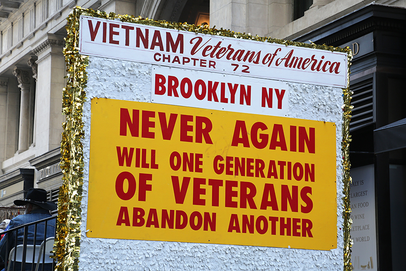 Veterans' Day : Parade : New York City : USA : Richard Moore : Journalist : Photographer :